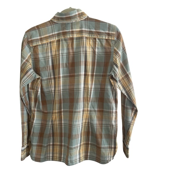 Lauren Ralph Lauren Plaid Flannel Button-Up Green Fall Winter Workwear Festival - Picture 10 of 10